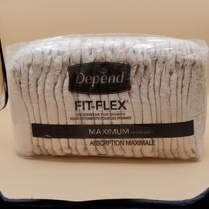Depend Fit Flex Underwear for Women Maximum S
